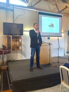 Liiton tervehdyksen toi Erno Välimäki